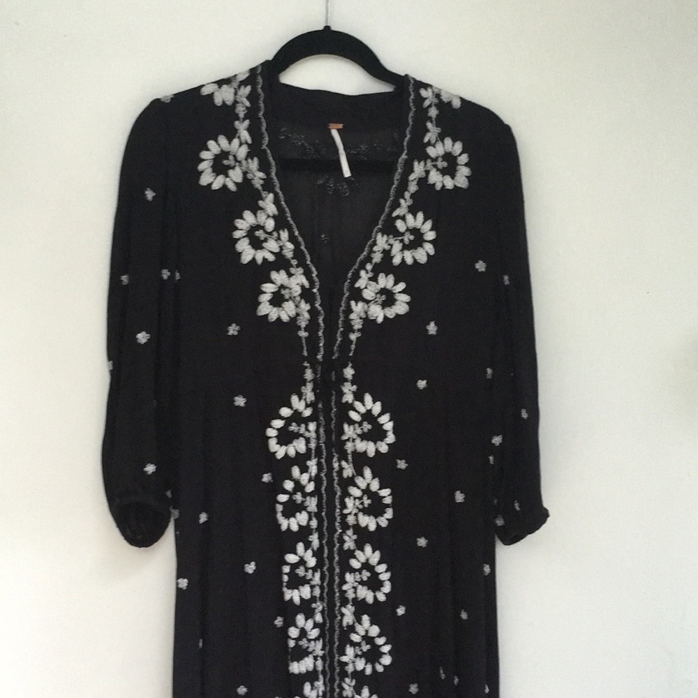 Free People Embroidered fable dress
